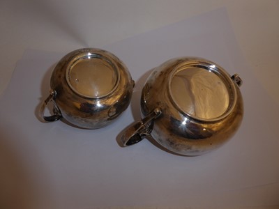 Lot 2118 - A Three-Piece Edward VII Silver Tea-Service