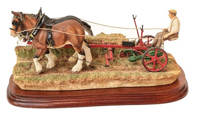 Lot 26 - Border Fine Arts 'Hay Cutting Starts Today' (Gold Edition)