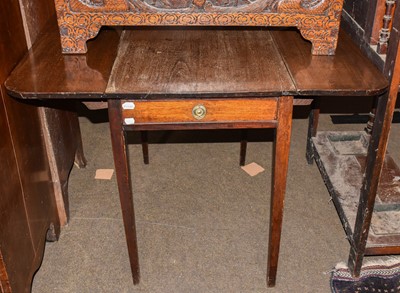 Lot 1329 - A George III mahogany Pembroke table