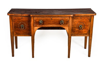 Lot 1231 - ^ A Regency Mahogany, Boxwood and Ebony Strung...