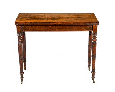 Lot 1232 - ^ A Victorian Mahogany Foldover Card Table,...