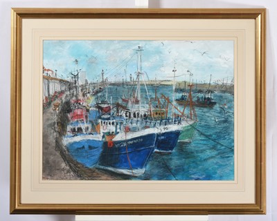 Lot 2012 - Selina Thorp (b.1968) "Whitby Harbour" Signed,...