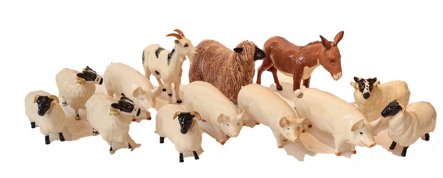 Lot 178 - Beswick Farm Animals