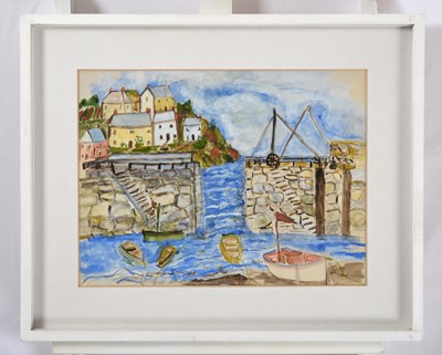 Lot 2007 - Mary Jewels (1886–1977) "St Ives" Signed and...