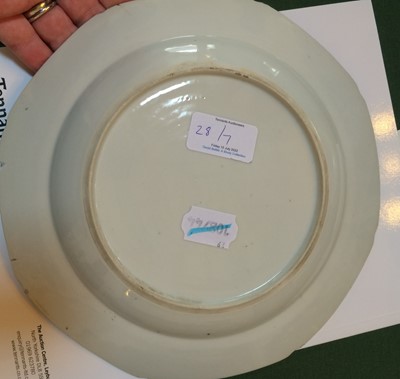Lot 28 - A Chinese Porcelain Plate, Qianlong, of...