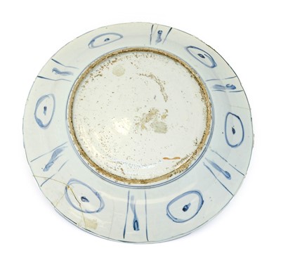 Lot 29 - A Chinese Kraak Porcelain Dish, early 17th...