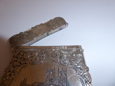 Lot 2071 - A Victorian Silver Card-Case