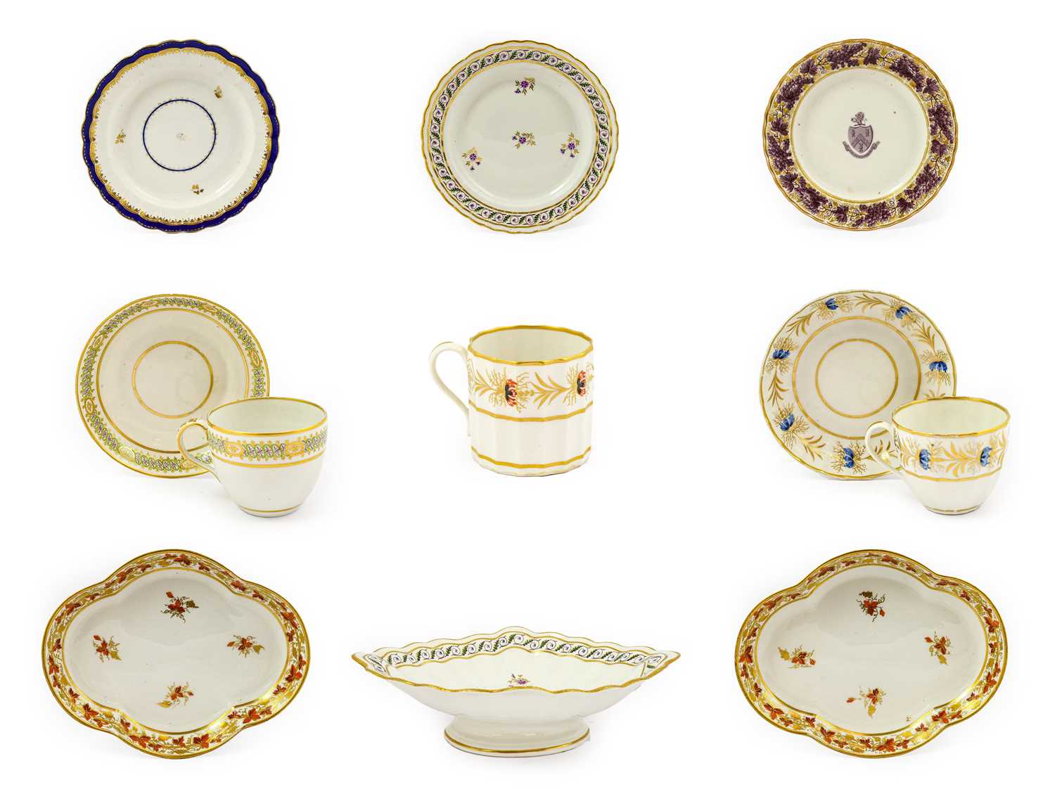 Lot 602 - A Derby Porcelain Armorial Plate, circa 1790,...