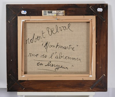 Lot 2042 - Robert Delval (b.1934) French "Montmarte, Rue...
