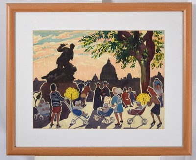 Lot 2077 - Claire White (1903-1997) "Pushchairs and...