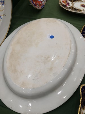 Lot 615 - An English Porcelain Meat Platter, possibly...