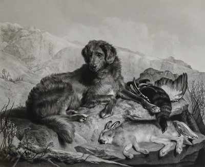 Lot 1000 - After Sir Edwin Landseer RA (1802-1873) Hound...