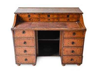 Lot 1238 - An Early 19th Century Brown Oak Writing Desk,...