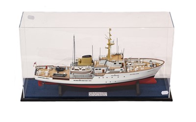 Lot 2119 - Kit/Scratch Built Model Of HMS Bulldog