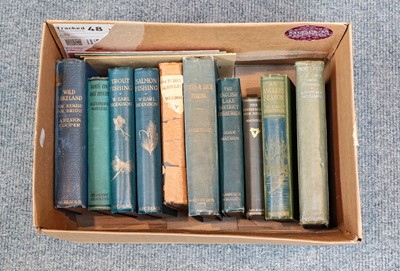 Lot 358 - A collection of 12 angling books and pamphlets...
