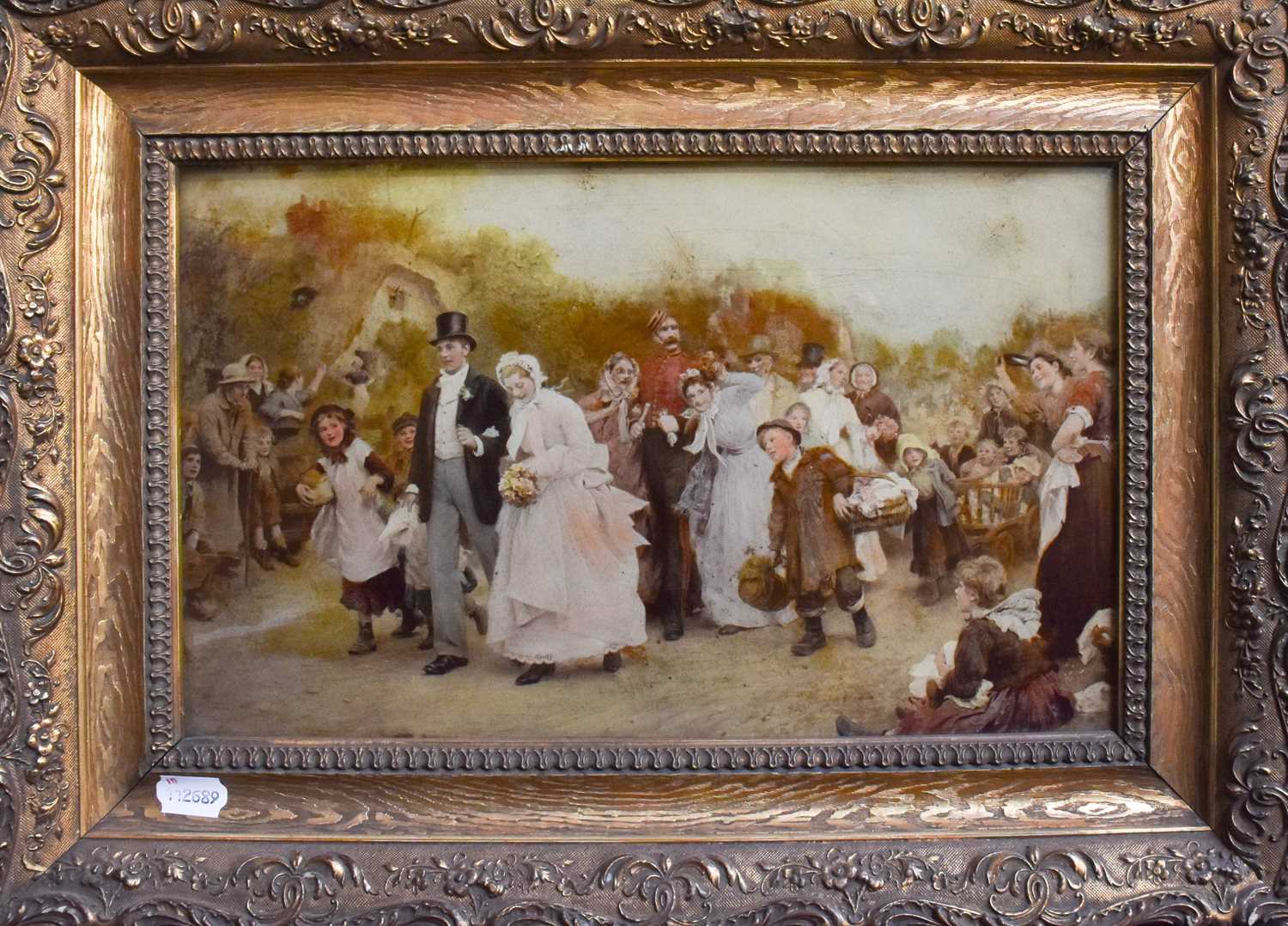 Lot 1151 - After Sir Luke Fildes RA "The Village Wedding"...