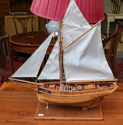 Lot 496 - 1:60 scale model of HMS Bounty; together with...