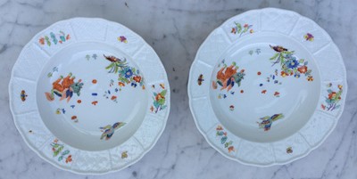 Lot 45 - A Pair of Meissen Porcelain Soup Plates, circa...