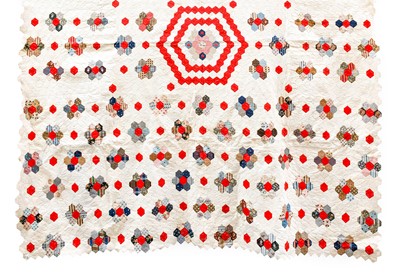 Lot 2100 - 19th Century Unfinished Patchwork Quilt,...