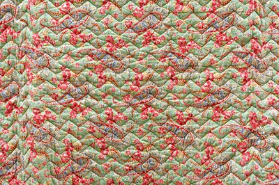 Lot 2123 - Late 19th/Early 20th Century Green Paisley...