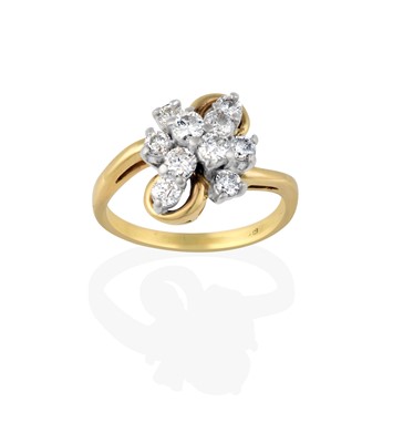 Lot 2378 - A Diamond Cluster Ring