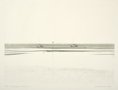 Lot 2003 - P J Lee (Contemporary) "The Thames Barrier"...