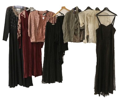 Lot 474 - Assorted circa 1930s and later ladies costume...