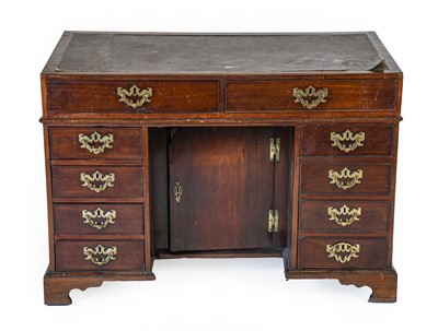 Lot 1260 - A George III Mahogany and Oak-Lined Clerk’s...