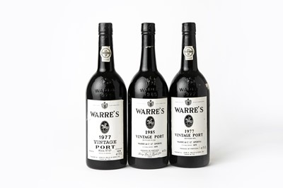 Lot 2077 - Warre's 1977 Vintage Port (two bottles), Warre'...
