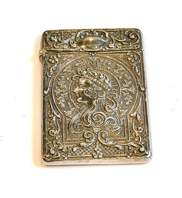 Lot 242 - An Edward VII Silver Card-Case, by Robert...