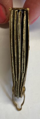 Lot 2149 - Gilt Metal Needle Case 'The Quadruple Needle...