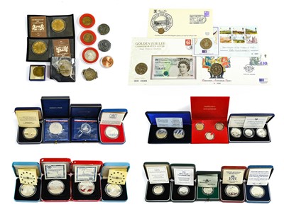 Lot 2136 - Large Collection of Silver Commemorative Coins,...