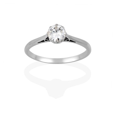 Lot 2448 - A Diamond Solitaire Ring