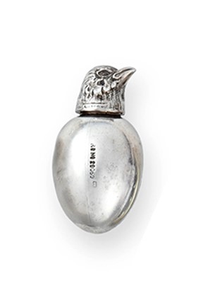 Lot 2056 - A Victorian Silver Novelty Scent-Bottle