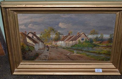 Lot 371 - William Greaves (1852-1938) 'Ellerburn Thornton Le Dale' oil on canvas