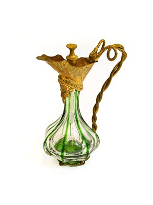Lot 275 - A Gilt-Metal Mounted Glass Scent-Bottle, the...