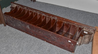 Lot 1389 - 19th century mahogany pigeon holes