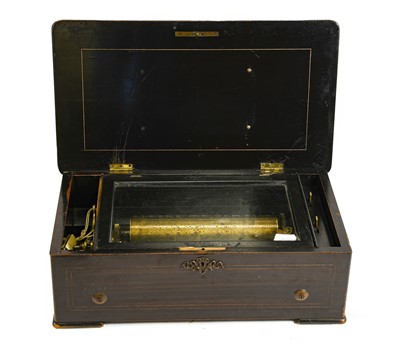 Lot 2136 - A Hooked-Tooth Musical Box Playing Eight Airs