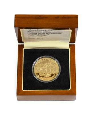 Lot 2246 - Tristan da Cunha Gold Proof Five Pounds 2008,...