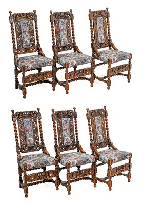 Lot 1384 - A Matched Set of Eight Caroleon Style Dining...