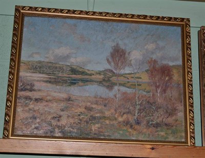 Lot 379 - G M Whyte (20th century), landscape, signed, oil on canvas