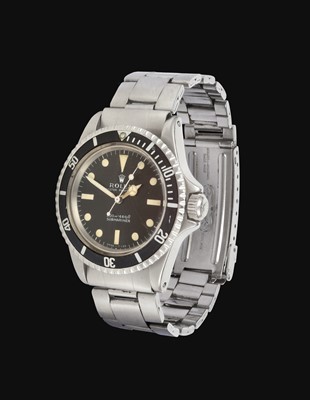 Lot 2138 - Rolex: A Rare 'Meters First' Dial Stainless Steel Automatic Centre Seconds Wristwatch