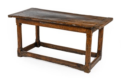 Lot 1355 - An Early 17th Century Oak Refectory Dining...