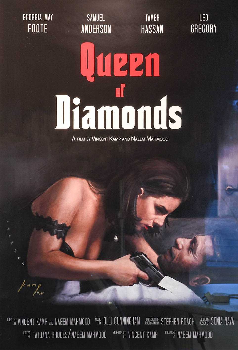 Lot 1018 - Vincent Kamp (Contemporary) "Queen of Diamonds"...