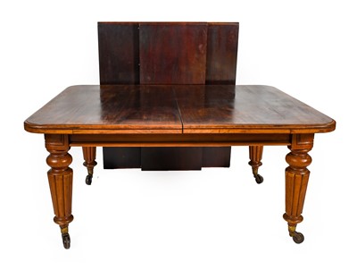 Lot 1284 - A Victorian Mahogany Extending Dining Table,...