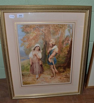 Lot 388 - Henry Richter, 'Does my simple feature content you', a scene from 'As You Like It' by William...