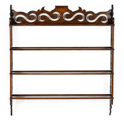 Lot 1234 - A Set of Victorian Mahogany Wall Shelves, late...