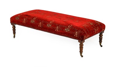 Lot 1312 - A Victorian-Style Oversized Footstool, modern,...