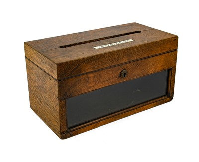 Lot 705 - ~ A Rosewood Correspondence Box, mid 19th...