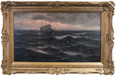 Lot 565 - John Rose Miles (1844-1916) "After a Stormy...